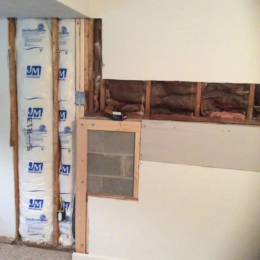 Wall insulation replacement during Odor Removal & Deodorization in Tucson Estates